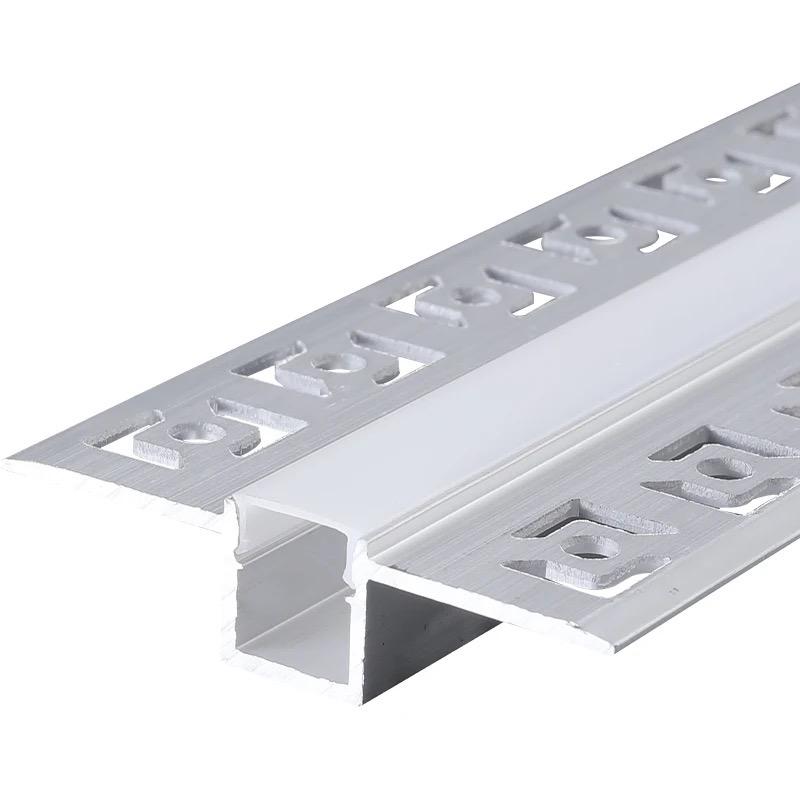 Profil LED Incastrat, Finisaj Glet, Lungime 2m, Latime 1.5 cm
