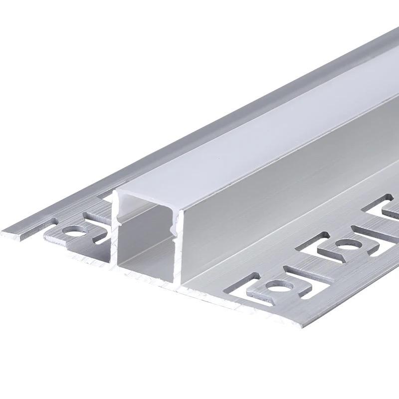 Profil LED Incastrat, Sub Tencuiala, Lungime 2m, Latime 2 cm