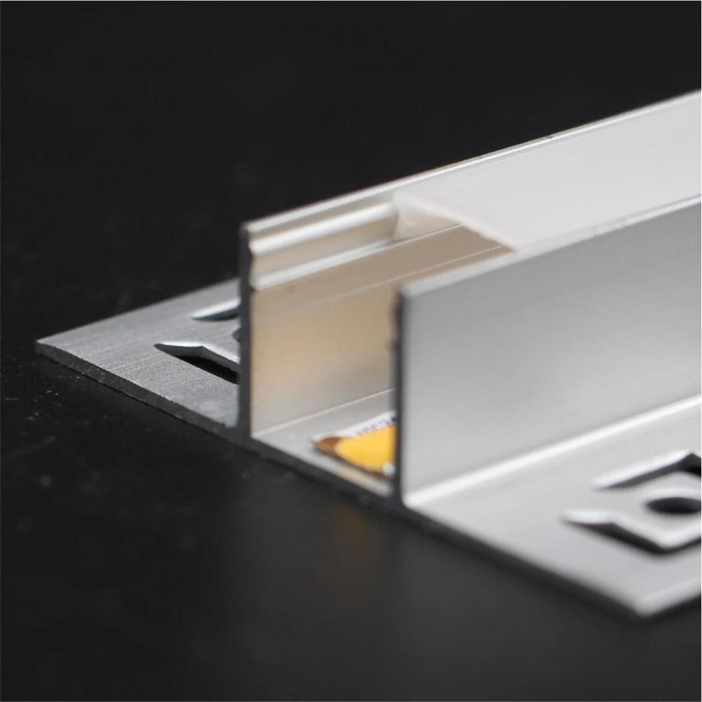 Profil LED Incastrat, Sub Tencuiala, Lungime 2m, Latime 2 cm