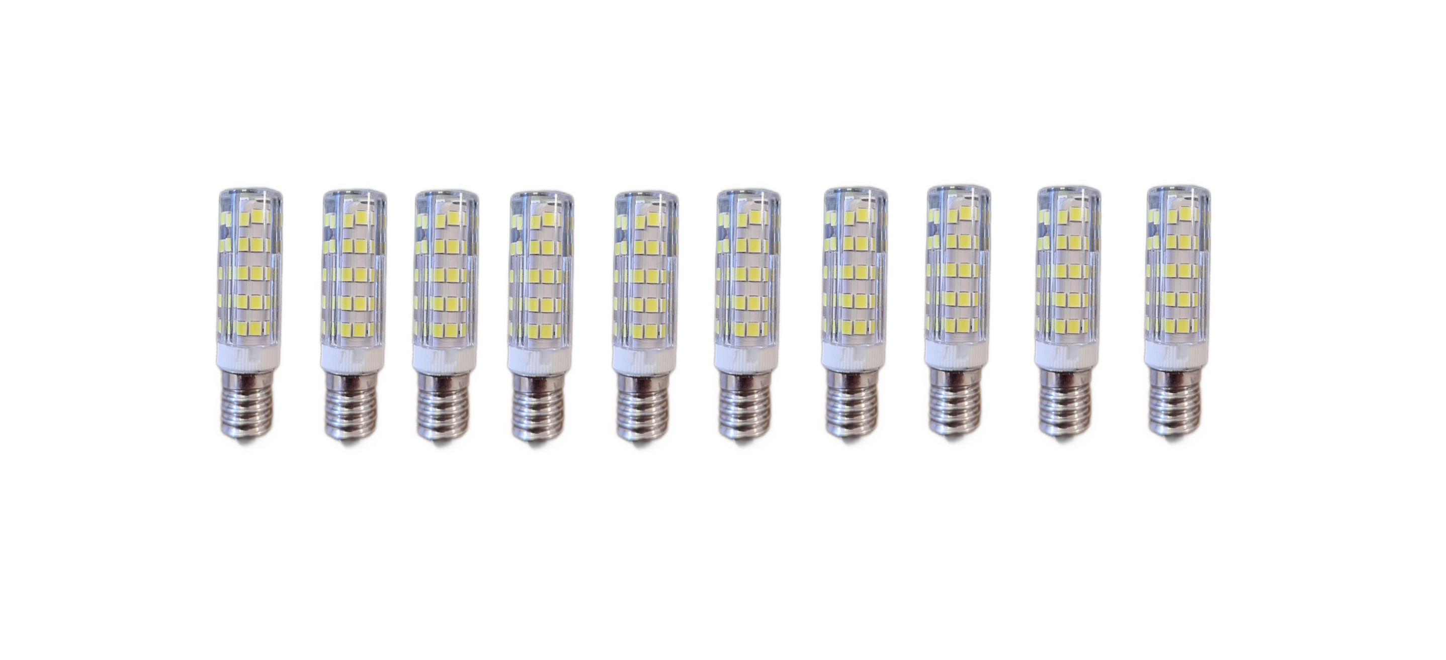 Set 10 x Becuri LED RFAN, E14, Lumina Calda, 3000K, 7W